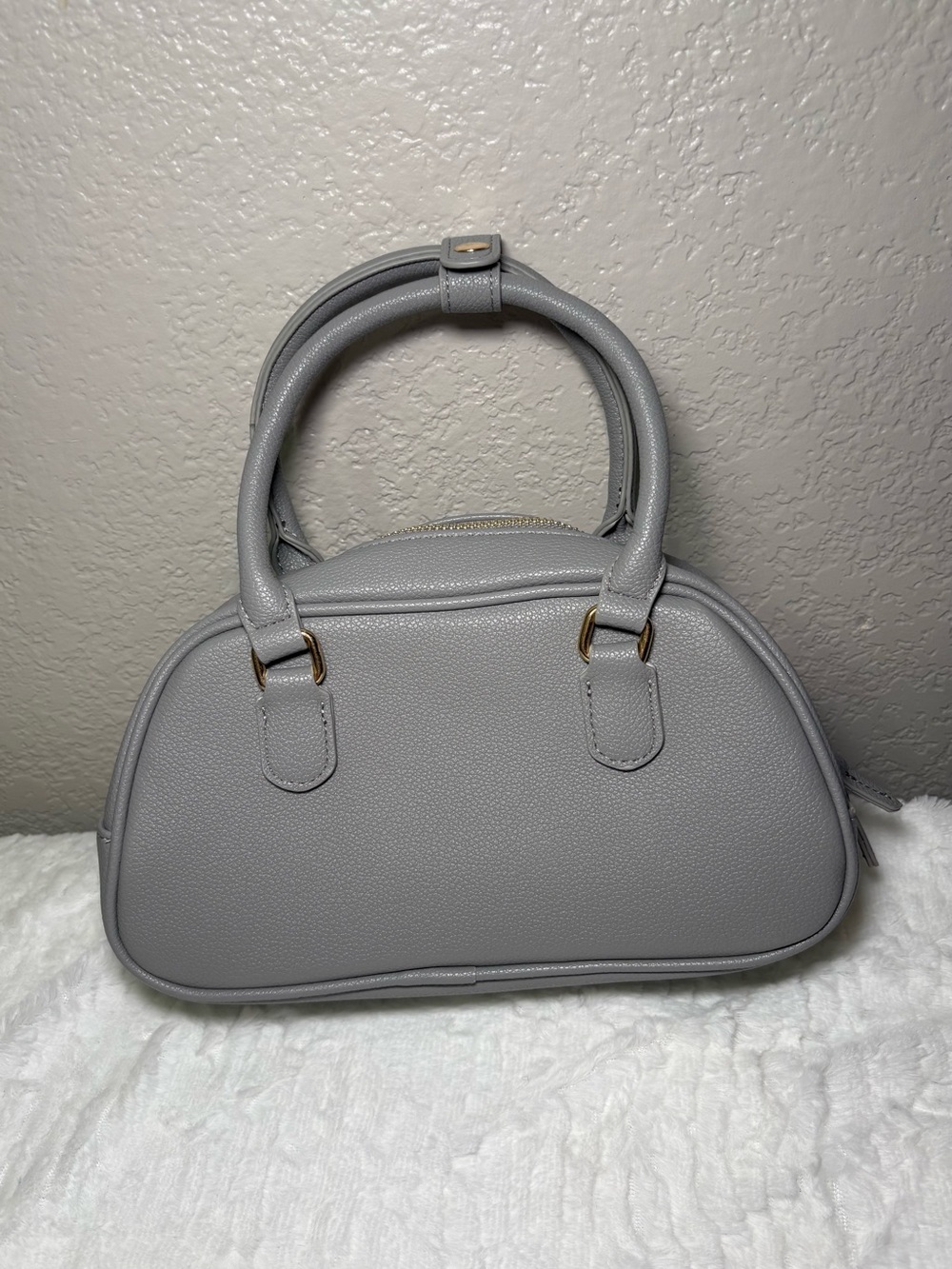 🩶 Old Navy Gray Bowler Bag Handbag